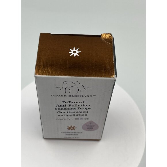 Drunk Elephant D-Bronzi Anti-Pollution Sunshine Drops - 1oz. Lot Of One SEE NIB - Picture 6 of 16